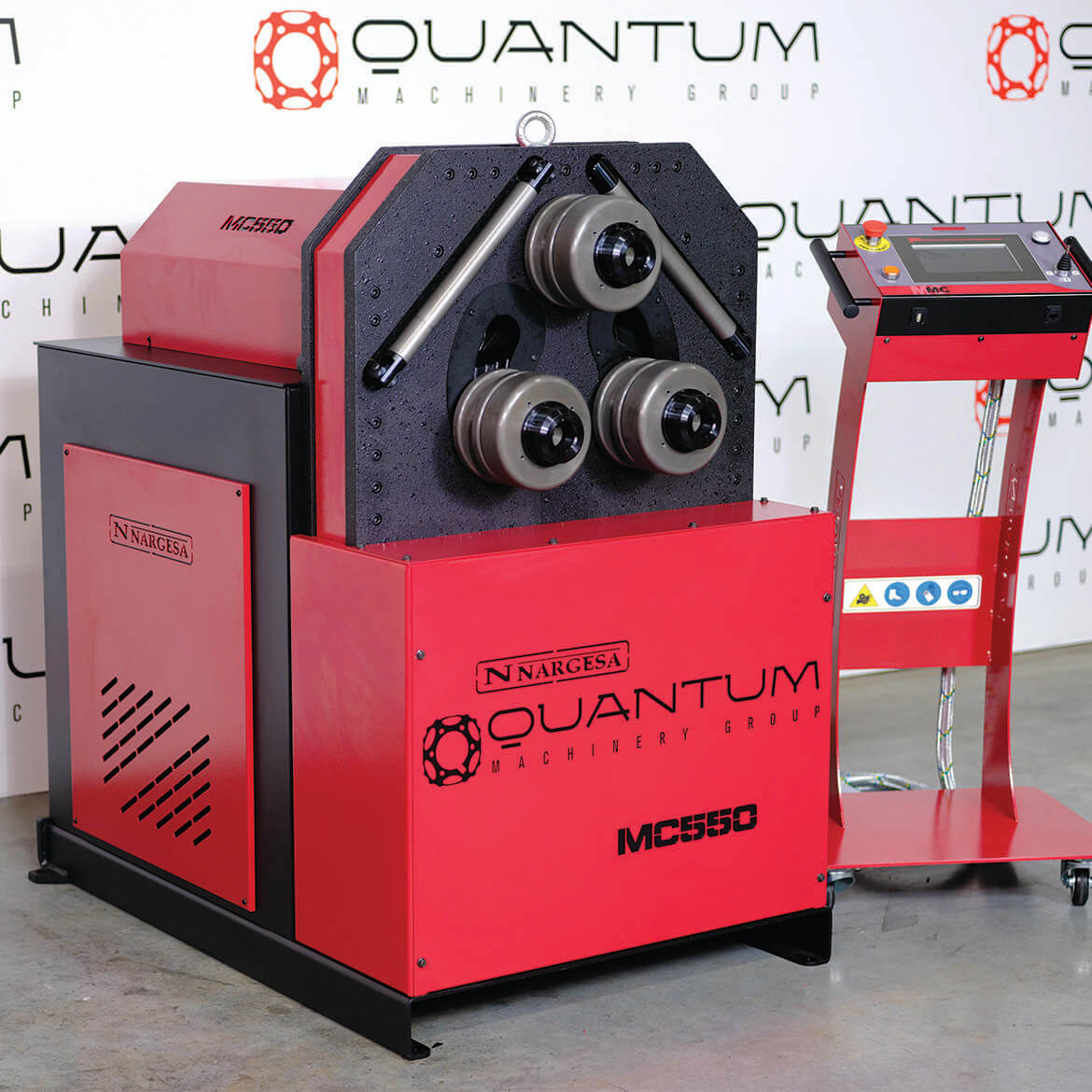 MC550: Roll Bender (Bend up to 3" O.D. Round Tube) - Roll Benders - Quantum Machinery Group - In Stock and Sold in the USA