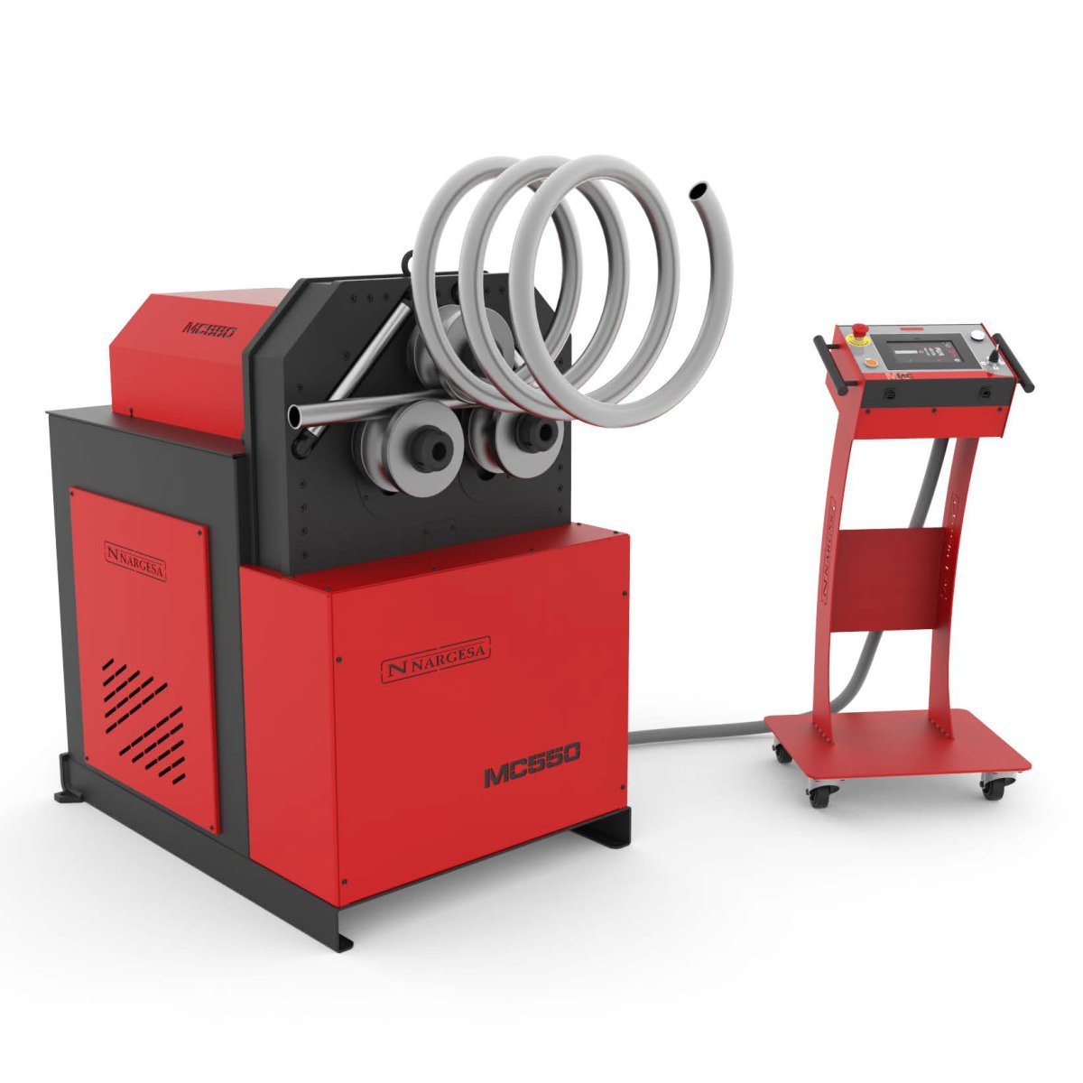 MC550: Roll Bender (Bend up to 3" O.D. Round Tube) - Roll Benders - Quantum Machinery Group - In Stock and Sold in the USA