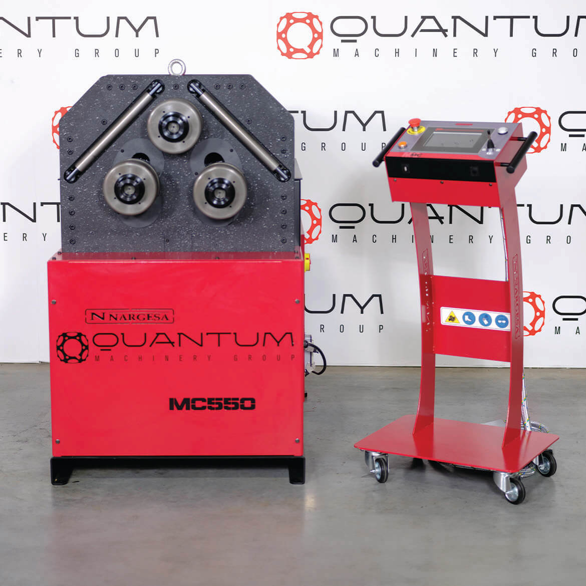 MC550: Roll Bender (Bend up to 3" O.D. Round Tube) - Roll Benders - Quantum Machinery Group - In Stock and Sold in the USA