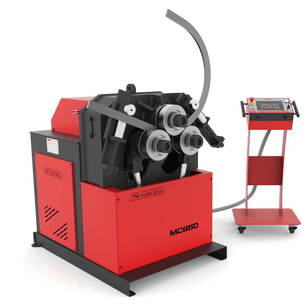 MC650NC: Roll Bender (Bend up to 4" O.D. Round Tube) - Roll Benders - Quantum Machinery Group - In Stock and Sold in the USA Main image