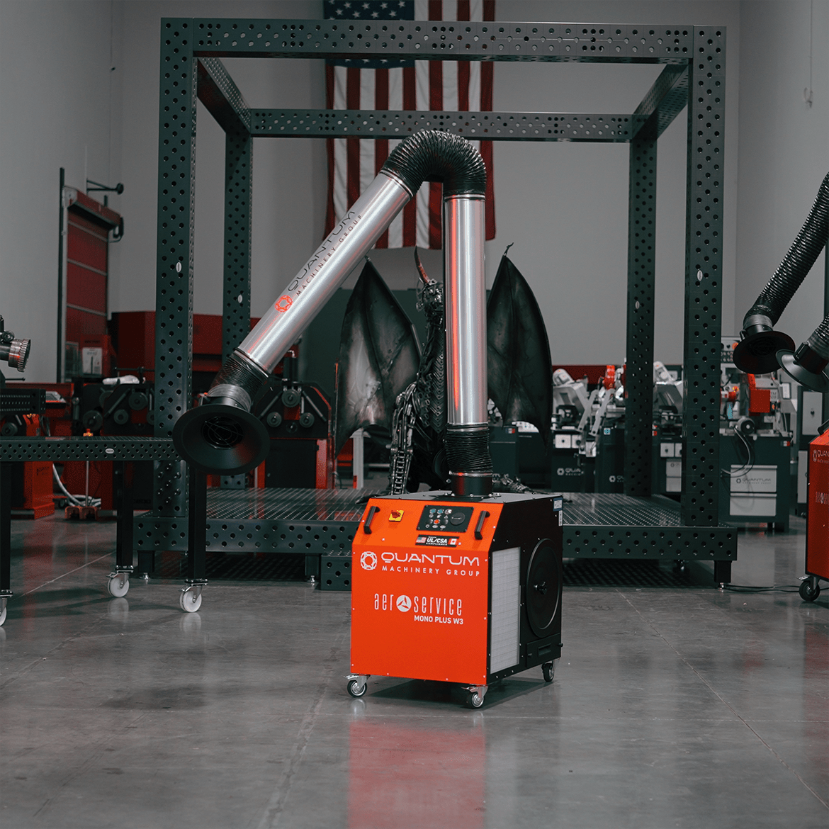MONO PLUS W3: Mobile Filter Unit for Welding Fumes with 10' Aluminum Extraction Arm Secondary image