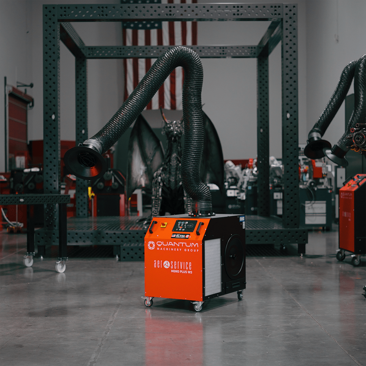 MONO PLUS W3: Mobile Filter Unit for Welding Fumes with 10' Flex Arm Secondary image