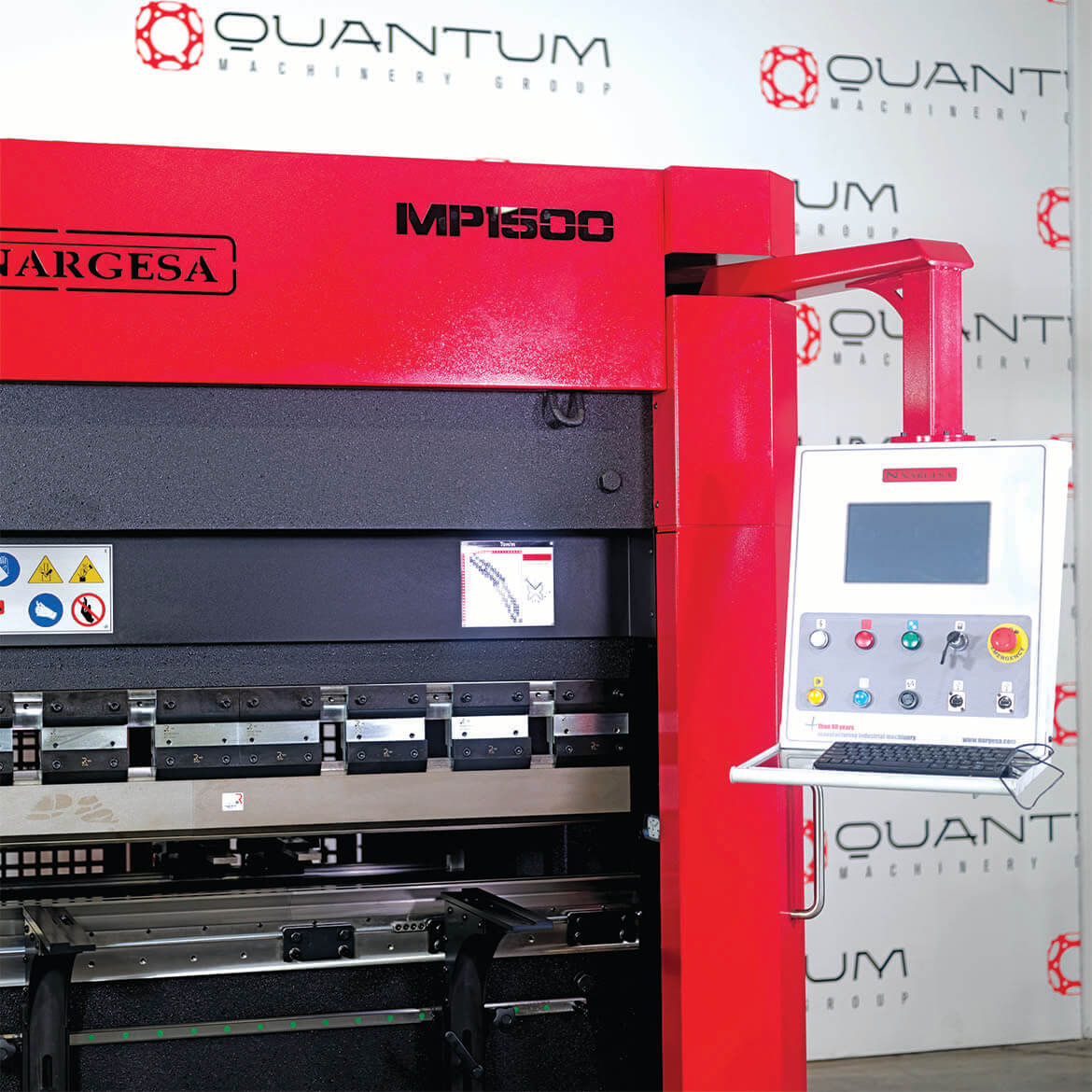 MP1500CNC: 5 Foot x 40 Ton Hydraulic Press Brake - Press Brakes - Quantum Machinery Group - In Stock and Sold in the USA