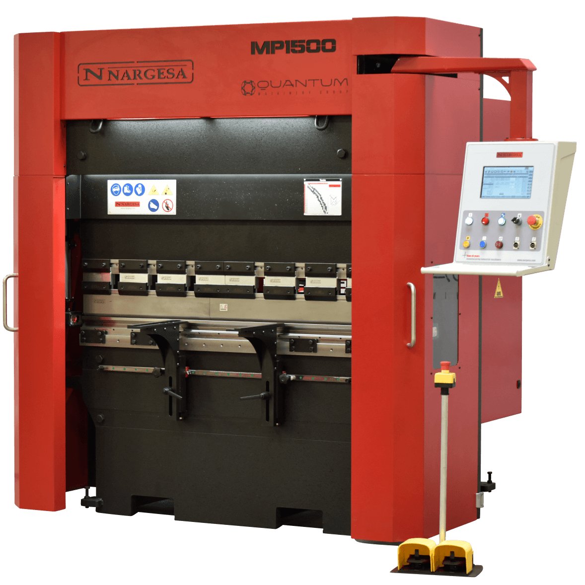 MP1500CNC: 5 Foot x 40 Ton Hydraulic Press Brake - Press Brakes - Quantum Machinery Group - In Stock and Sold in the USA