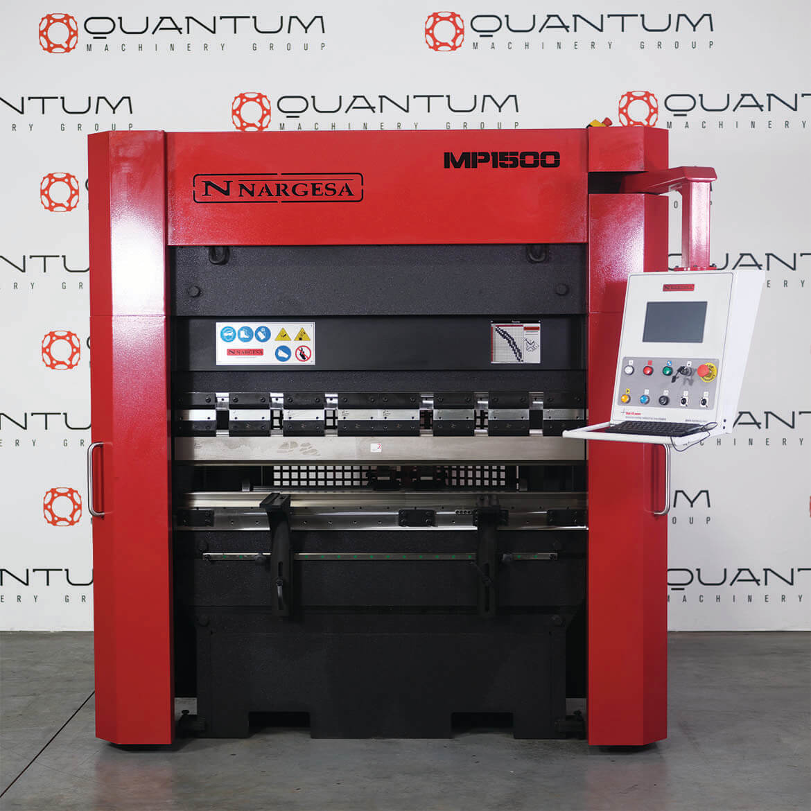 MP1500CNC: 5 Foot x 40 Ton Hydraulic Press Brake - Press Brakes - Quantum Machinery Group - In Stock and Sold in the USA