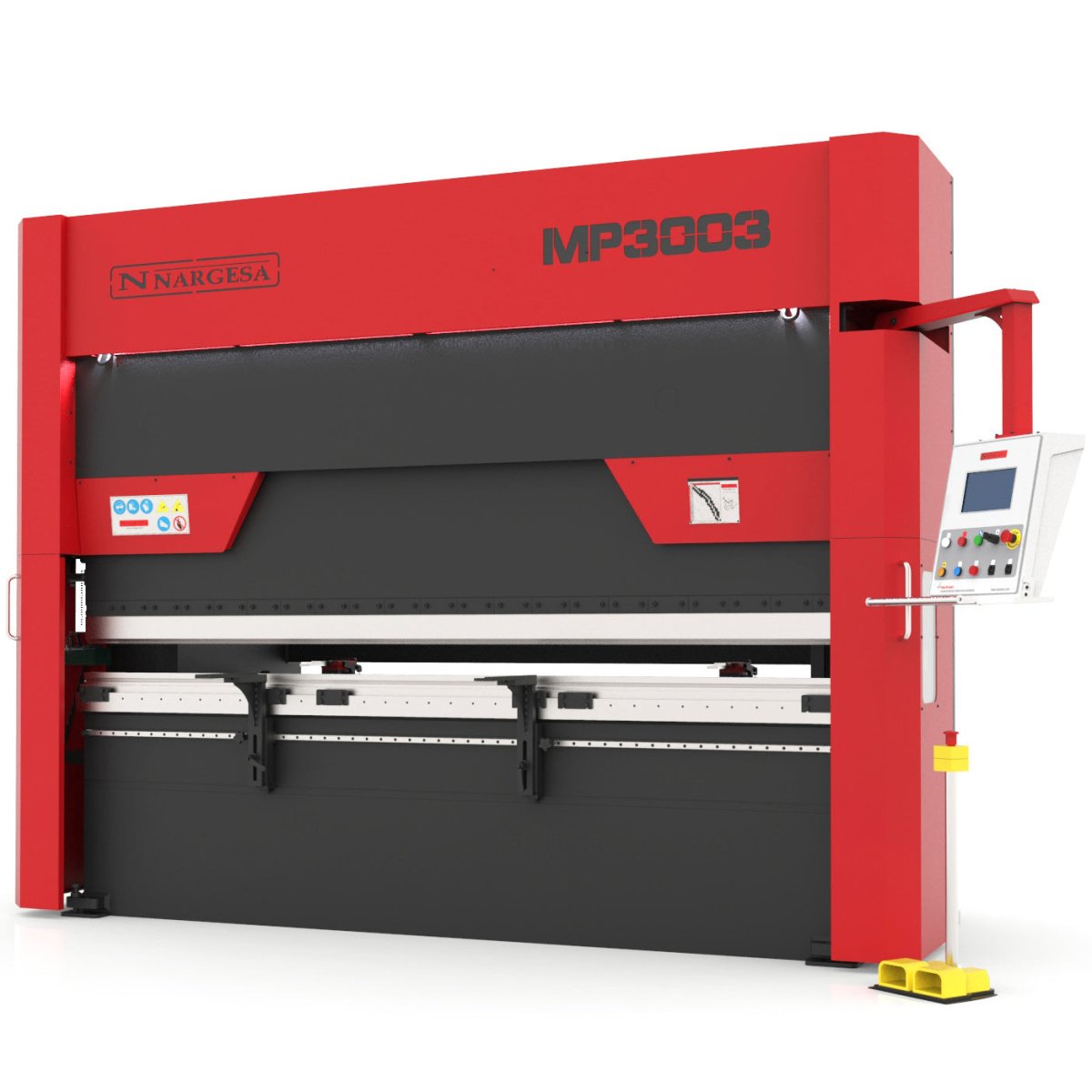 MP3003CNC: 10 Foot x 140 Ton Hydraulic Press Brake - Press Brakes - Quantum Machinery Group - In Stock and Sold in the USA