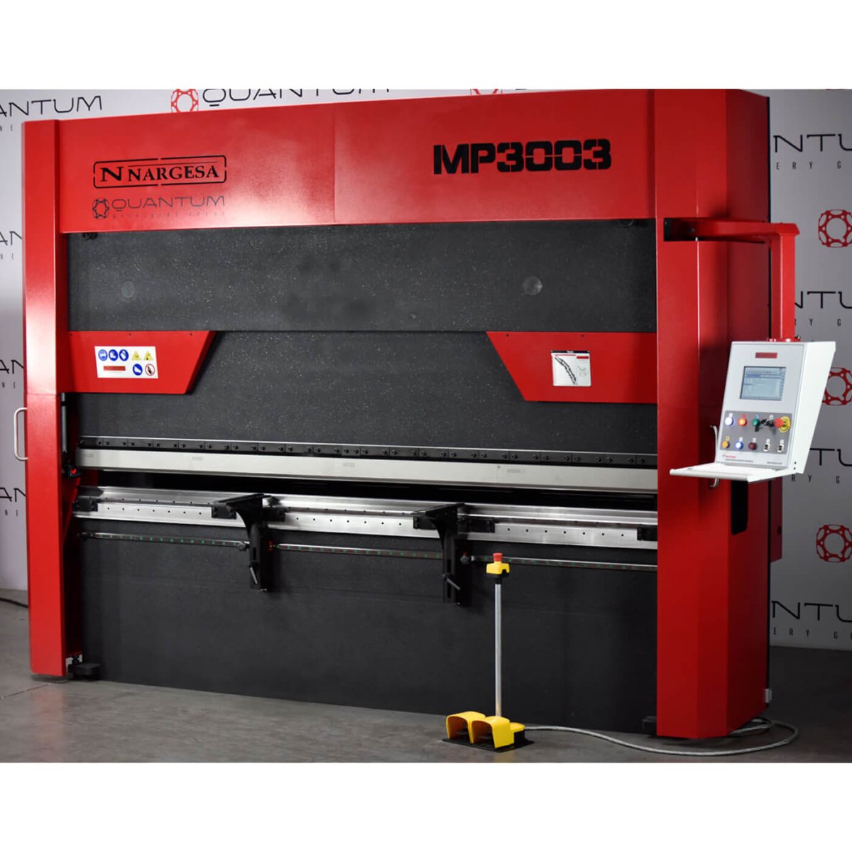 MP3003CNC: 10 Foot x 140 Ton Hydraulic Press Brake - Press Brakes - Quantum Machinery Group - In Stock and Sold in the USA