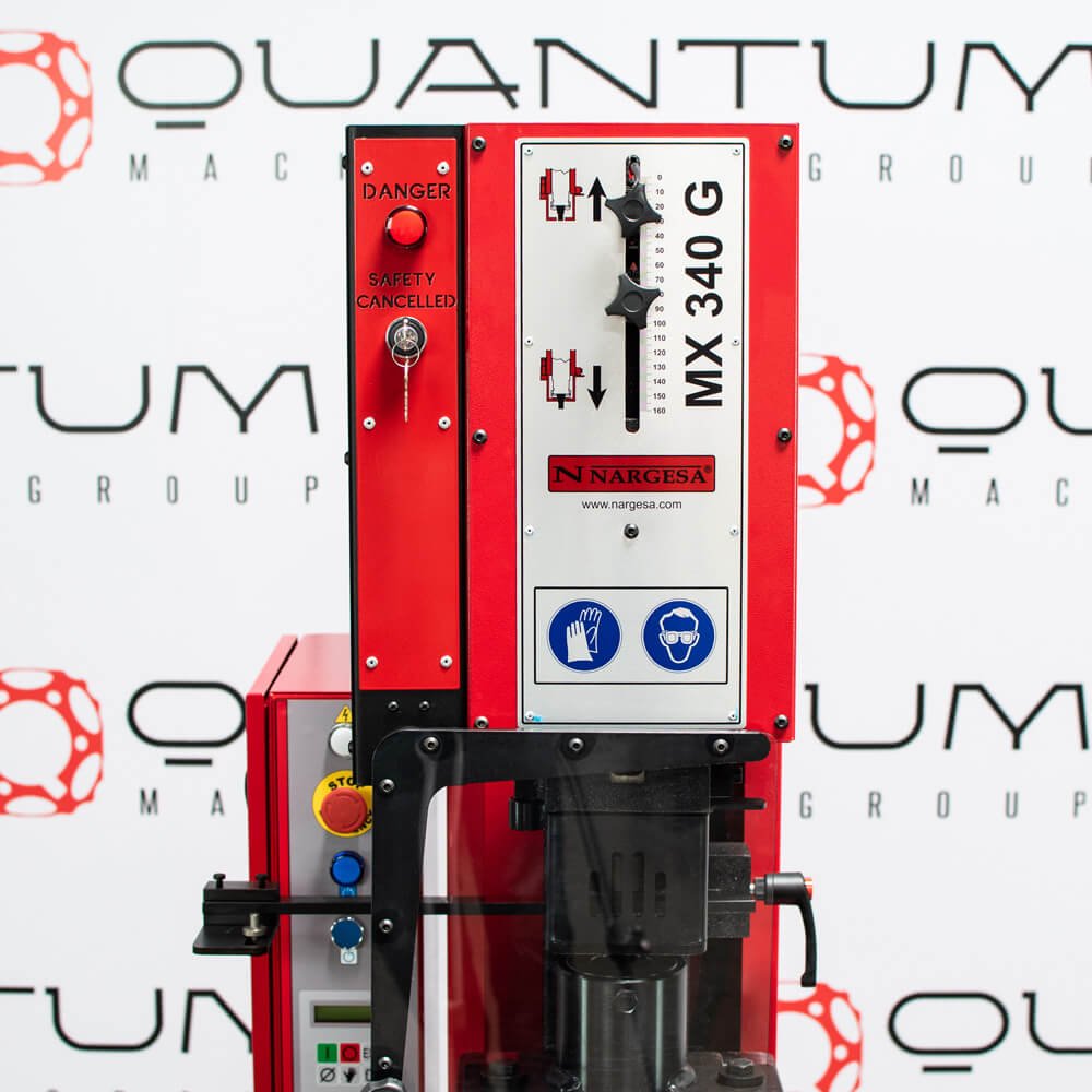 MX340G: 40 Ton Industrial Hydraulic Ironworker - Ironworkers - Quantum Machinery Group - In Stock and Sold in the USA