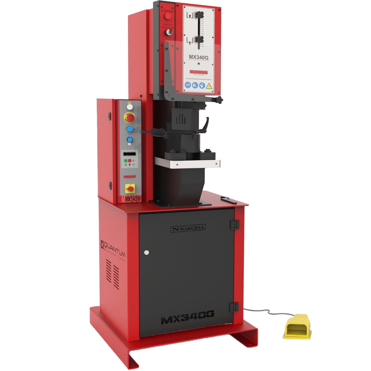 MX340G: 40 Ton Industrial Hydraulic Ironworker - Ironworkers - Quantum Machinery Group - In Stock and Sold in the USA