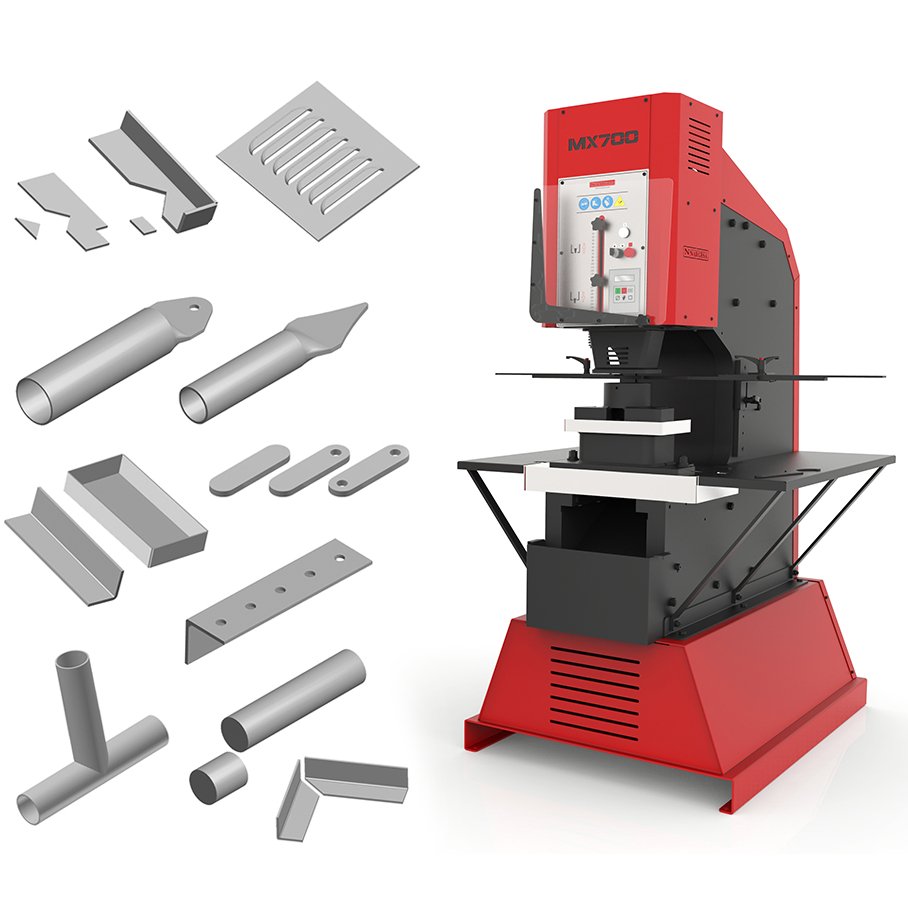 MX700: 70 Ton Industrial Hydraulic Ironworker Secondary image