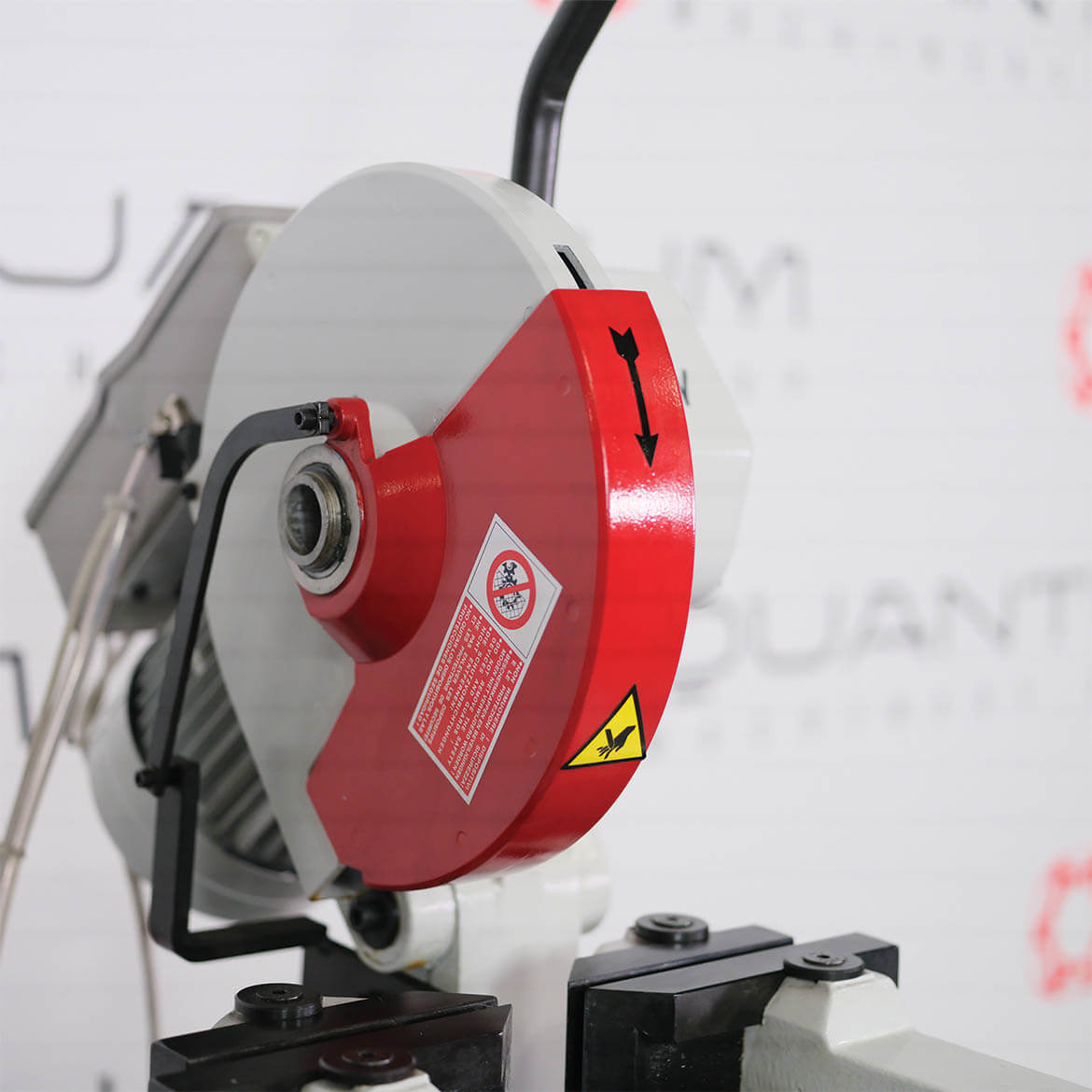 NEW 300 EDV: 12" Manual, Pivot - Style Cold Saw (3 - 1/2" Round Tube Capacity) - Cold Saws - Quantum Machinery Group - In Stock and Sold in the USA