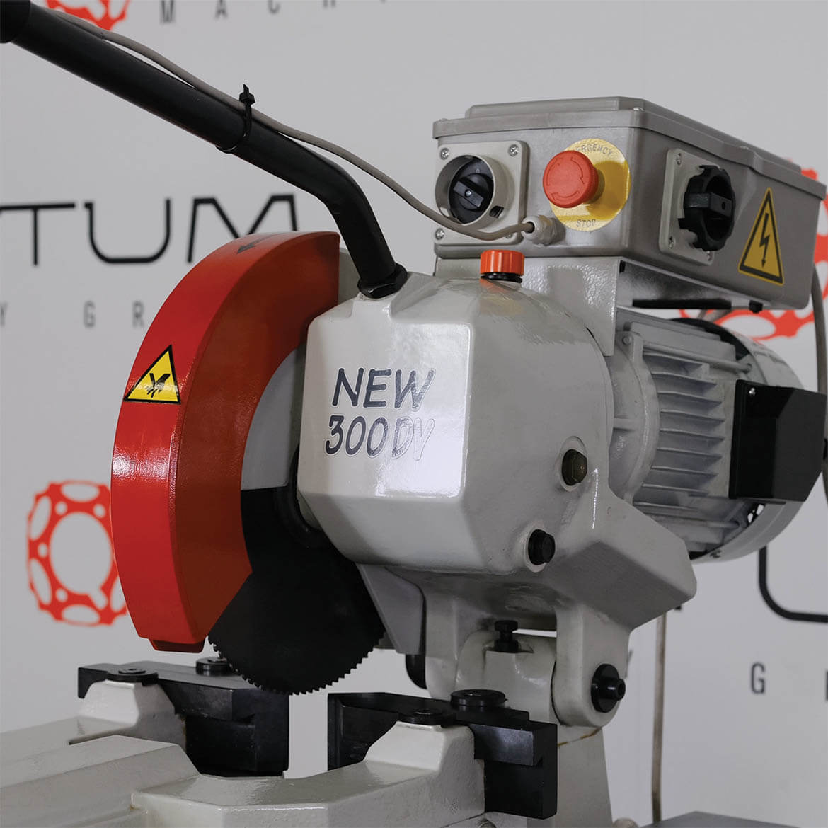 NEW 300 EDV: 12" Manual, Pivot - Style Cold Saw (3 - 1/2" Round Tube Capacity) - Cold Saws - Quantum Machinery Group - In Stock and Sold in the USA