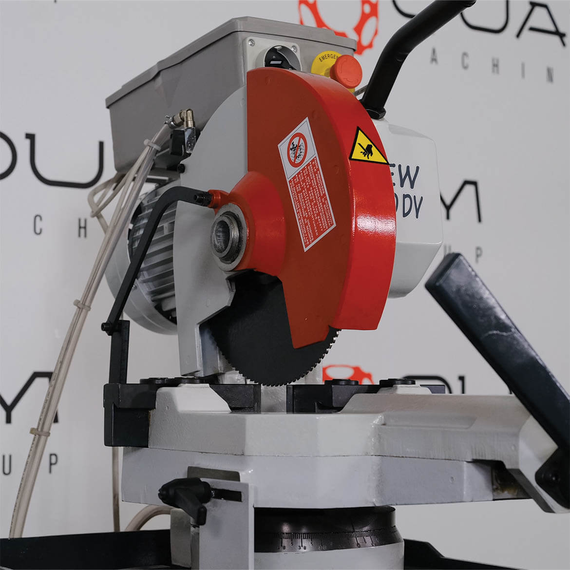 NEW 300 EDV: 12" Manual, Pivot - Style Cold Saw (3 - 1/2" Round Tube Capacity) - Cold Saws - Quantum Machinery Group - In Stock and Sold in the USA