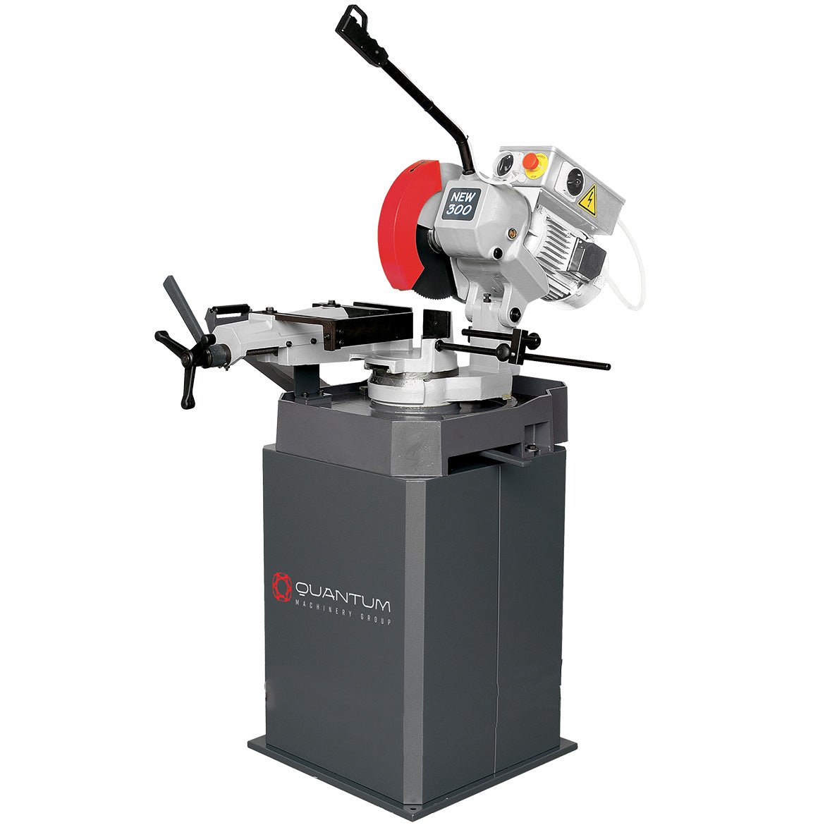 NEW 300 EDV: 12" Manual, Pivot - Style Cold Saw (3 - 1/2" Round Tube Capacity) - Cold Saws - Quantum Machinery Group - In Stock and Sold in the USA Main image