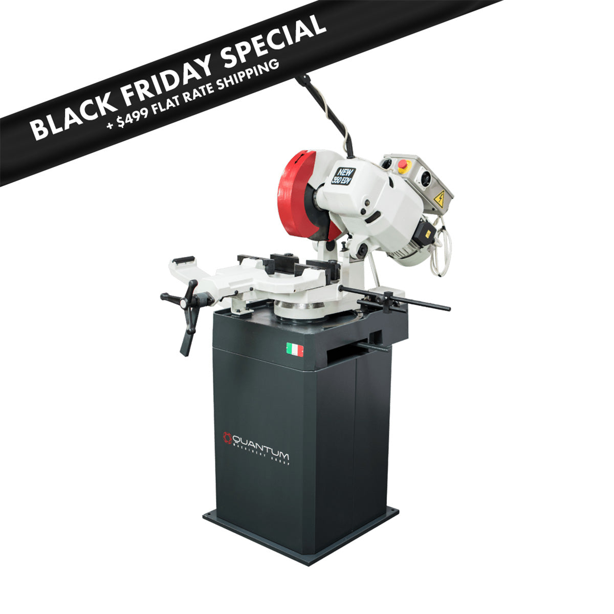 NEW 350 EDV: 14" Manual, Pivot-Style Cold Saw (4-1/4" Round Tube Capacity)