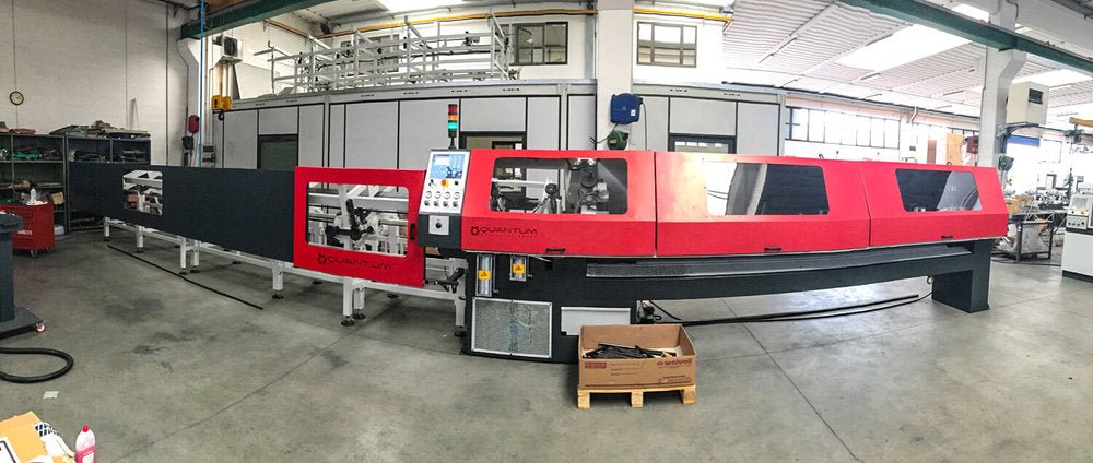 NEW LINE 350 Cutting Line with Bundle Loader - Cutting Lines - Quantum Machinery Group - In Stock and Sold in the USA