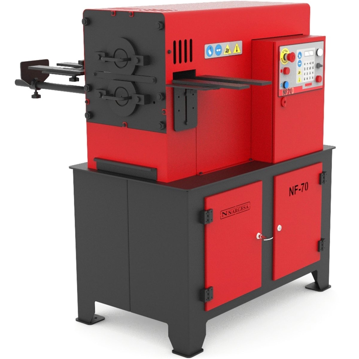 Rectangular Iron Machine NF70: Industrial End-Wrought Iron Machine