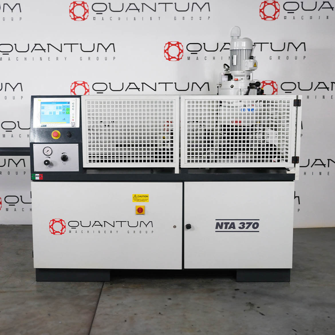 NTA 370: 14.50" Fully - Automatic, Double - Column Cold Saw (5" Round Tube Capacity) - Cold Saws - Quantum Machinery Group - In Stock and Sold in the USA