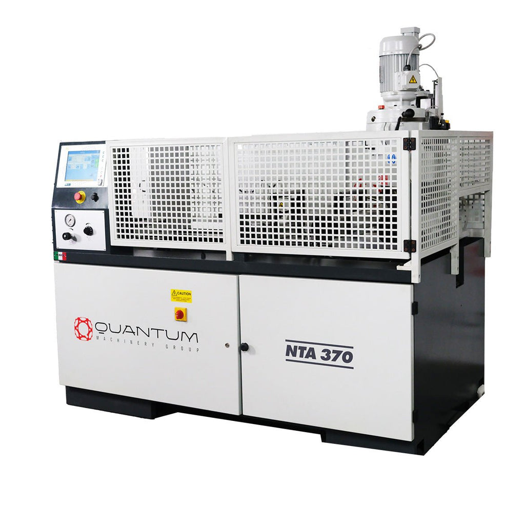 NTA 370: 14.50" Fully - Automatic, Double - Column Cold Saw (5" Round Tube Capacity) - Cold Saws - Quantum Machinery Group - In Stock and Sold in the USA