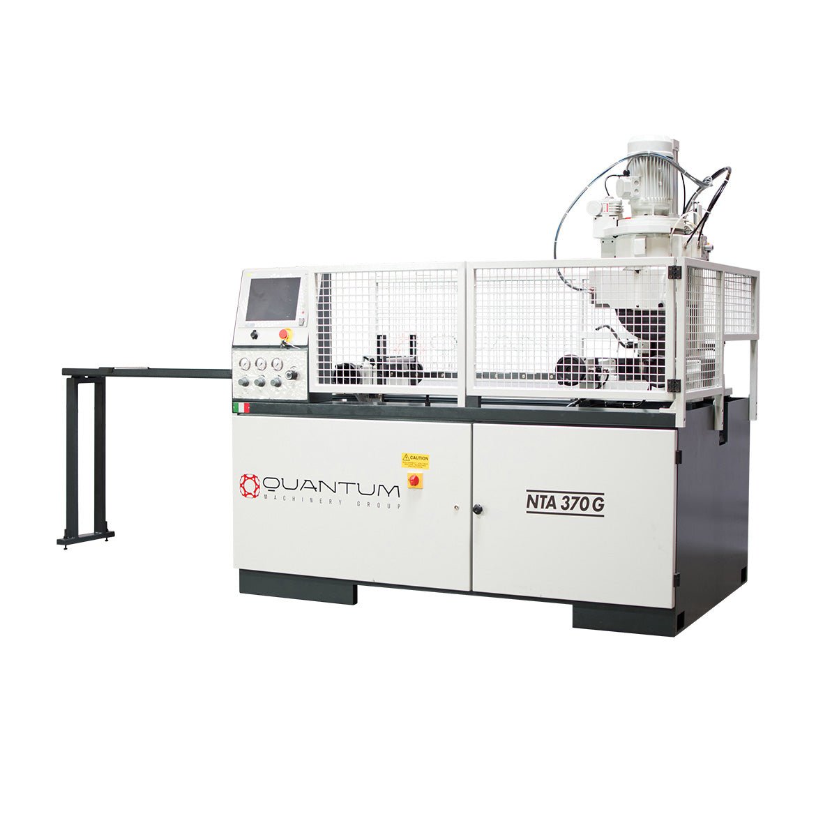 NTA 370 GA: 14.50" Fully - Automatic, Double - Column Cold Saw with Auto - Head Rotation (3" Round Tube Capacity) - Cold Saws - Quantum Machinery Group - In Stock and Sold in the USA Main image