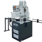 NTS 370: 14.50" Semi - Auto, Double - Column Cold Saw (5" Round Tube Capacity) - Cold Saws - Quantum Machinery Group - In Stock and Sold in the USA