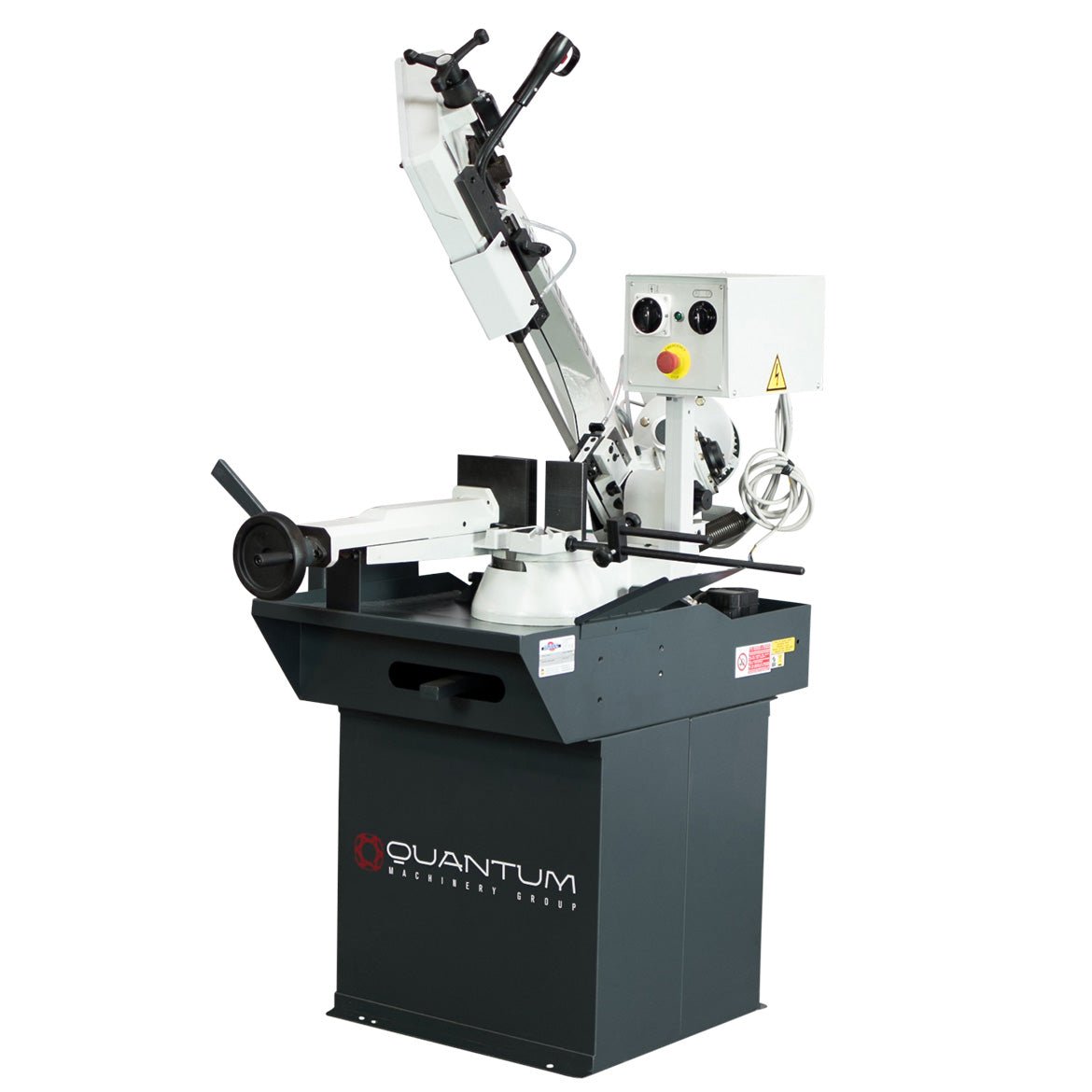 S 280 CSO: Manual Band Saw with Automatic Head Descent (8 - 5/8" Round Tube Capacity) - Band Saws - Quantum Machinery Group - In Stock and Sold in the USA