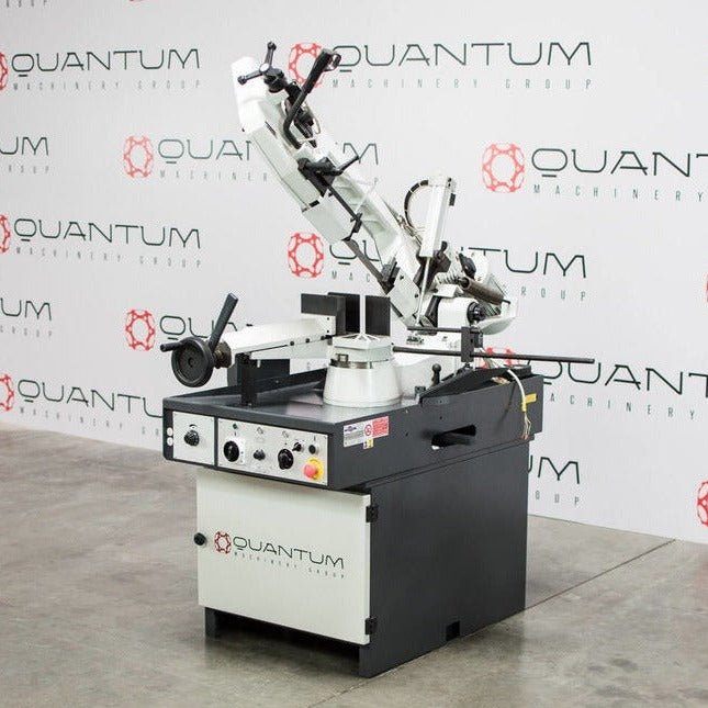 S 320 CSO: Manual Band Saw with Automatic Head Descent and Variable Speed Inverter (9" Round Tube Capacity) - Band Saws - Quantum Machinery Group - In Stock and Sold in the USA