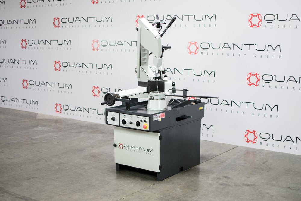 S 320 CSO: Manual Band Saw with Automatic Head Descent and Variable Speed Inverter (9" Round Tube Capacity) - Band Saws - Quantum Machinery Group - In Stock and Sold in the USA