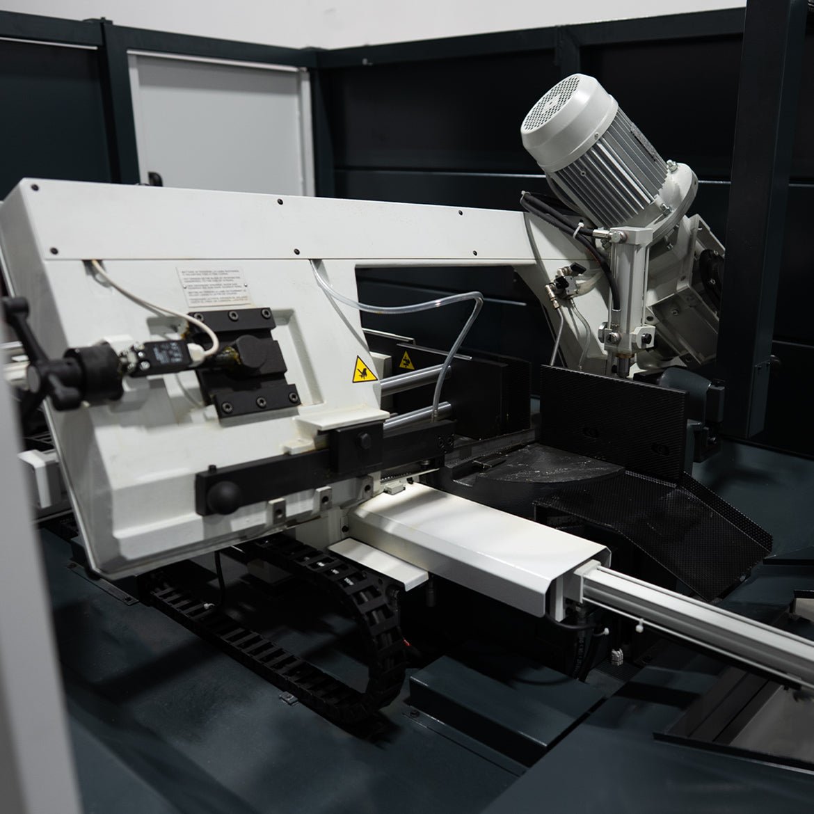 S 411 AG: Fully - Automatic Band Saw (11 - 3/4" Round Tube Capacity) - Band Saws - Quantum Machinery Group - In Stock and Sold in the USA