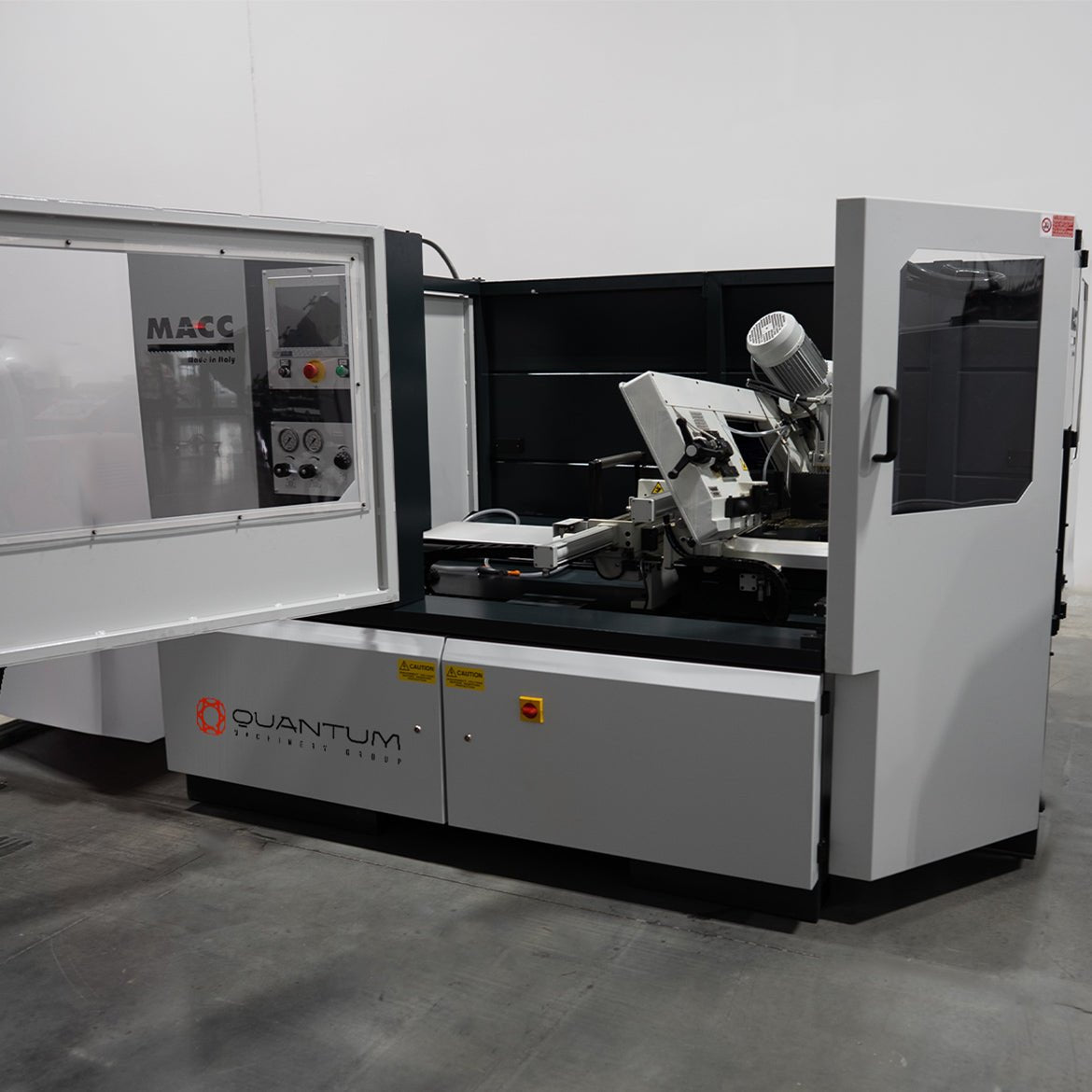 S 411 AG: Fully - Automatic Band Saw (11 - 3/4" Round Tube Capacity) - Band Saws - Quantum Machinery Group - In Stock and Sold in the USA