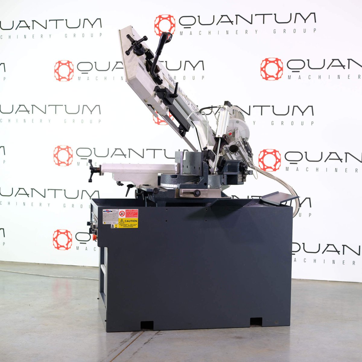 S 411 CSO: Manual Band Saw with Automatic Head Descent and Variable Speed Inverter (11 - 3/4" Round Tube Capacity) - Band Saws - Quantum Machinery Group - In Stock and Sold in the USA