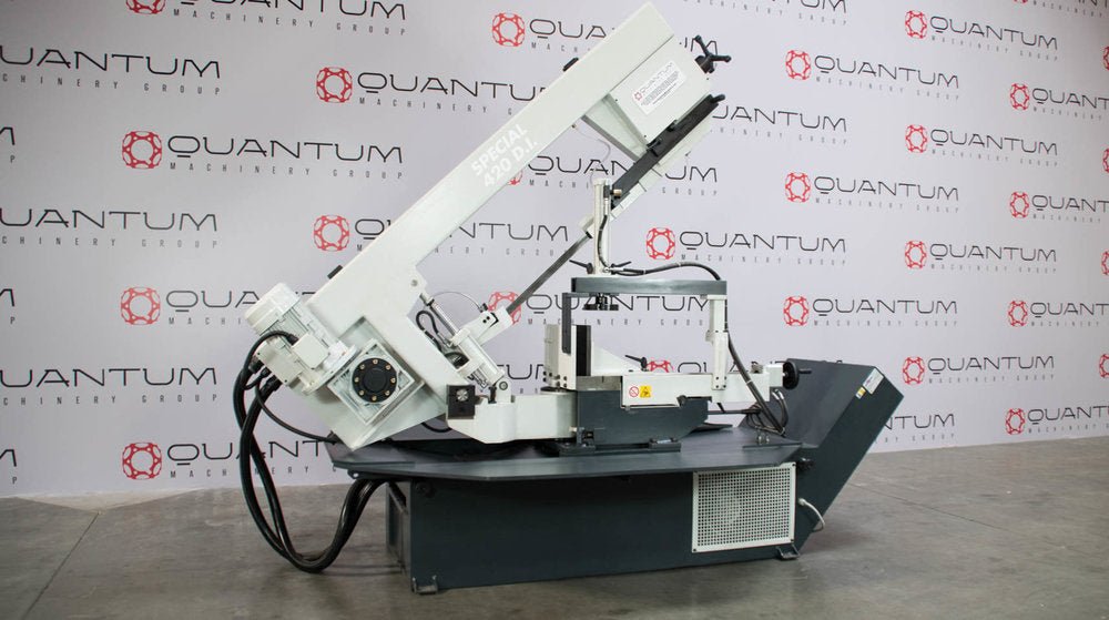 S 420 DI: Semi - Automatic Band Saw with Variable Speed Inverter (15 - 5/8" Round Tube Capacity) - Band Saws - Quantum Machinery Group - In Stock and Sold in the USA