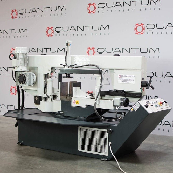 S 420 DI: Semi - Automatic Band Saw with Variable Speed Inverter (15 - 5/8" Round Tube Capacity) - Band Saws - Quantum Machinery Group - In Stock and Sold in the USA