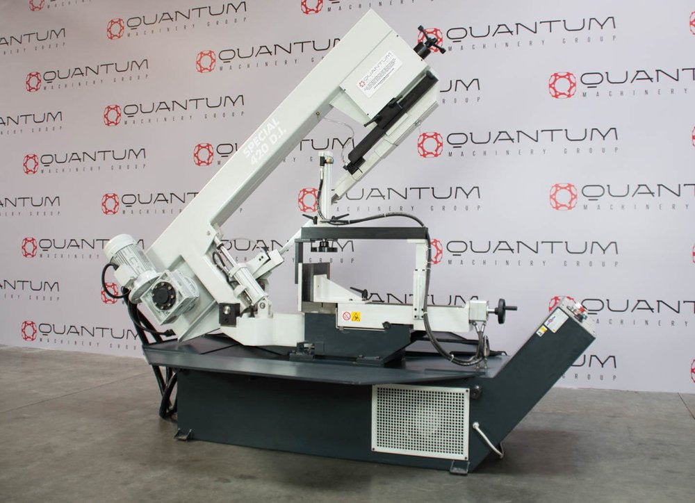 S 420 DI: Semi - Automatic Band Saw with Variable Speed Inverter (15 - 5/8" Round Tube Capacity) - Band Saws - Quantum Machinery Group - In Stock and Sold in the USA