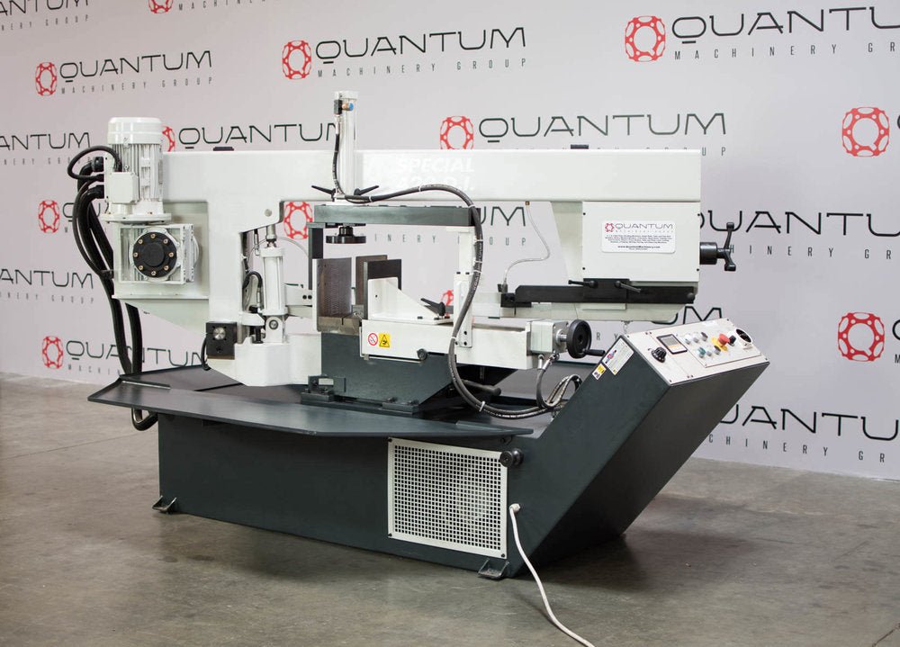 S 420 DI: Semi - Automatic Band Saw with Variable Speed Inverter (15 - 5/8" Round Tube Capacity) - Band Saws - Quantum Machinery Group - In Stock and Sold in the USA