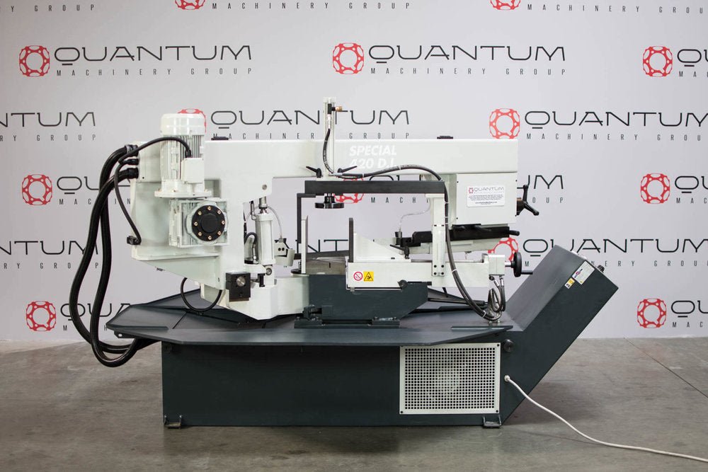 S 420 DI: Semi - Automatic Band Saw with Variable Speed Inverter (15 - 5/8" Round Tube Capacity) - Band Saws - Quantum Machinery Group - In Stock and Sold in the USA