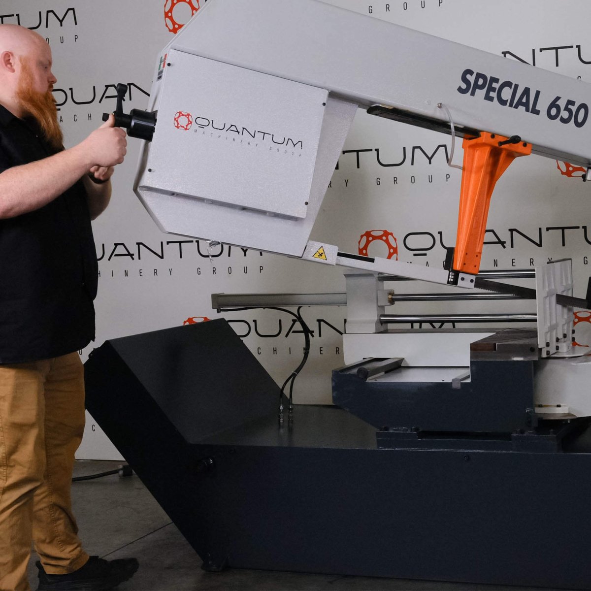 S 650 DI: Semi - Automatic Band Saw with Variable Speed Inverter (18" Round Tube Capacity) - Band Saws - Quantum Machinery Group - In Stock and Sold in the USA