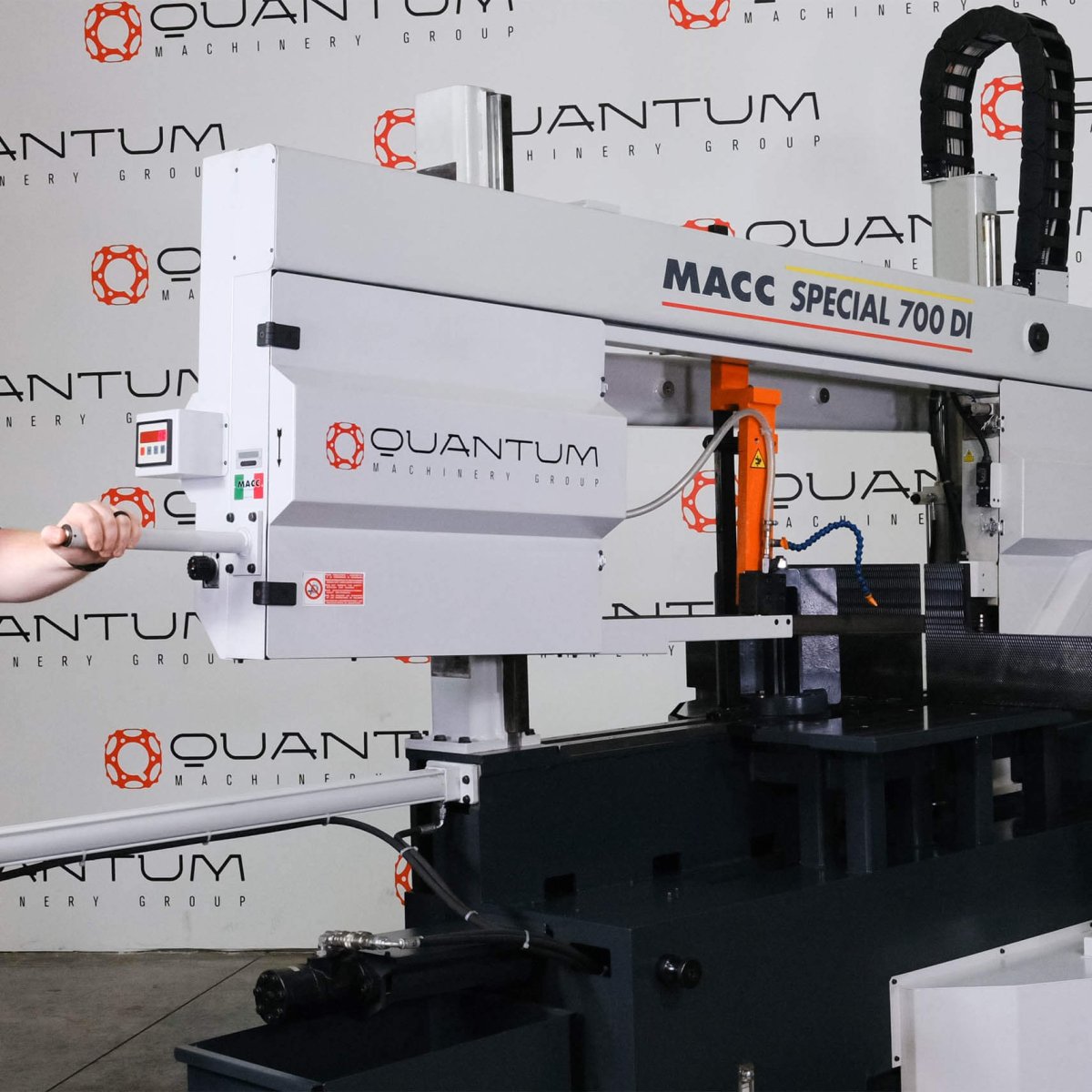 S 700 DI: Semi - Automatic Band Saw with Variable Speed Inverter (20 - 3/4" Round Tube Capacity) - Band Saws - Quantum Machinery Group - In Stock and Sold in the USA