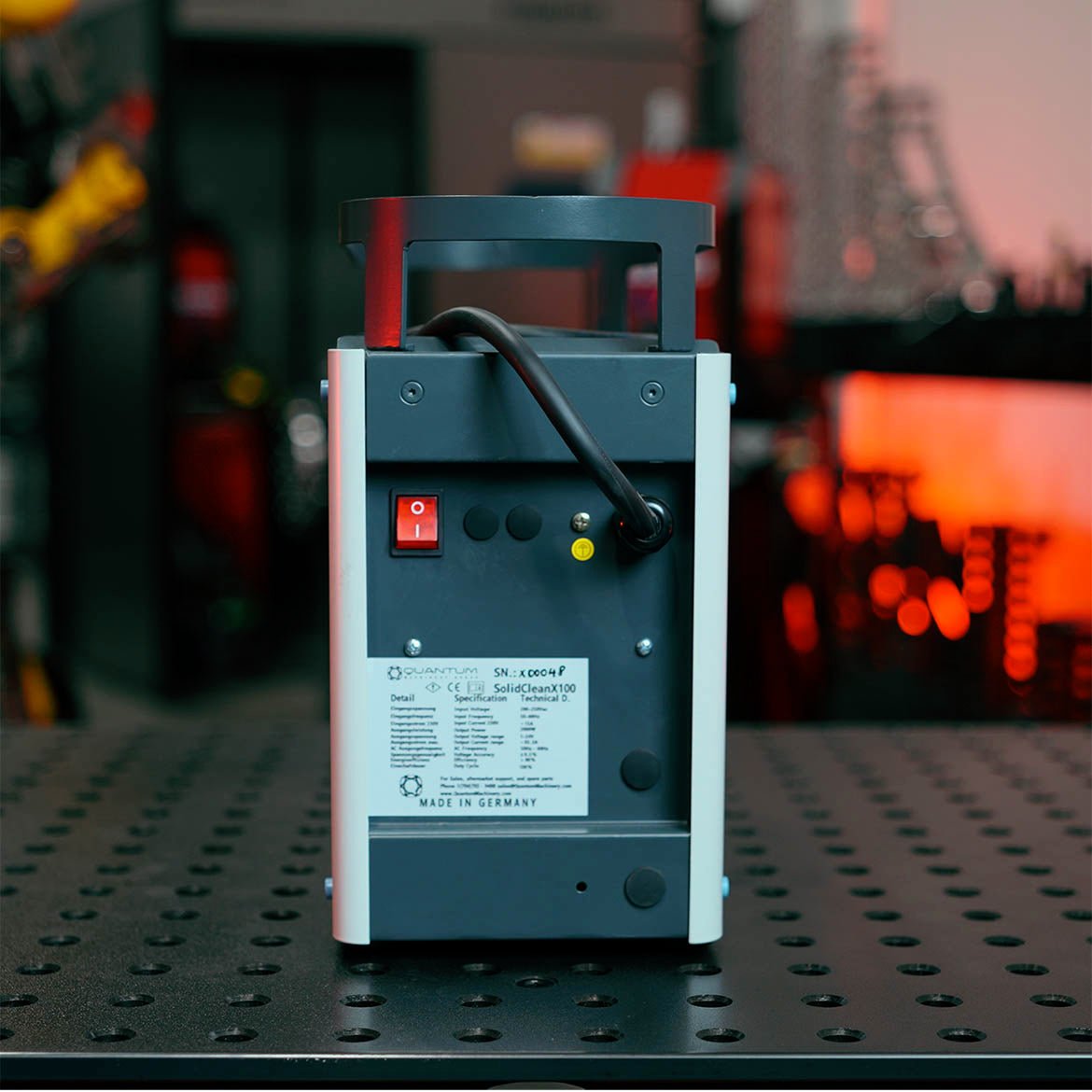 SolidClean X100 Industrial 100 Amp Weld Cleaning Machine - Weld Cleaning Machines - Quantum Machinery Group - In Stock and Sold in the USA