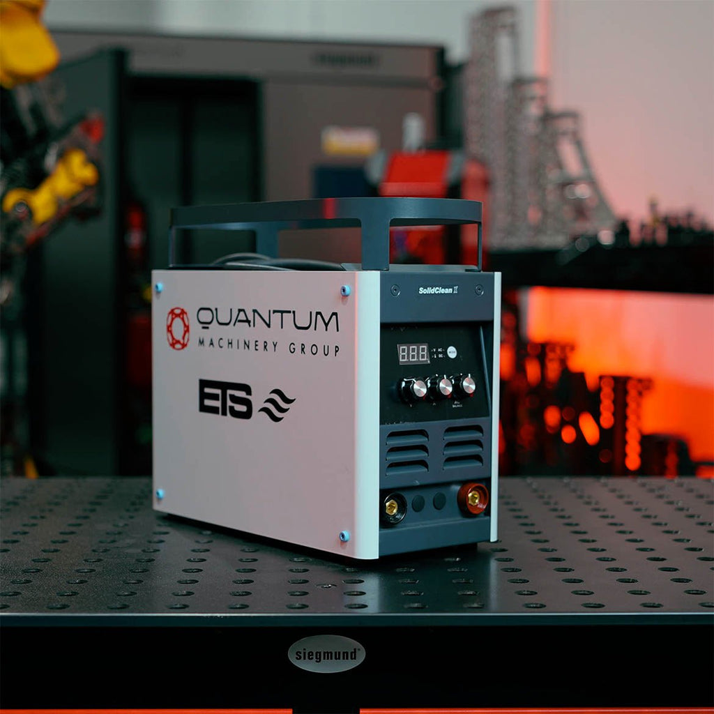SolidClean X100 Industrial 100 Amp Weld Cleaning Machine - Weld Cleaning Machines - Quantum Machinery Group - In Stock and Sold in the USA