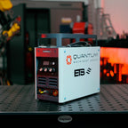 SolidClean X150 Production 100 Amp Weld Cleaning Machine with Integrated Fluid Feed - Weld Cleaning Machines - Quantum Machinery Group - In Stock and Sold in the USA
