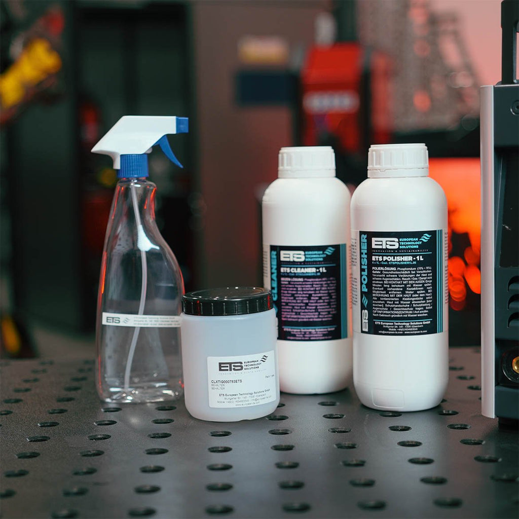 SolidClean X150 Production 100 Amp Weld Cleaning Machine with Integrated Fluid Feed - Weld Cleaning Machines - Quantum Machinery Group - In Stock and Sold in the USA