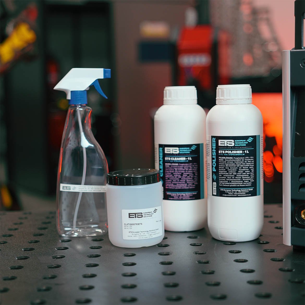 SolidClean X150 Production 100 Amp Weld Cleaning Machine with Integrated Fluid Feed - Weld Cleaning Machines - Quantum Machinery Group - In Stock and Sold in the USA