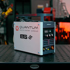 SolidClean X150 Production 100 Amp Weld Cleaning Machine with Integrated Fluid Feed - Weld Cleaning Machines - Quantum Machinery Group - In Stock and Sold in the USA