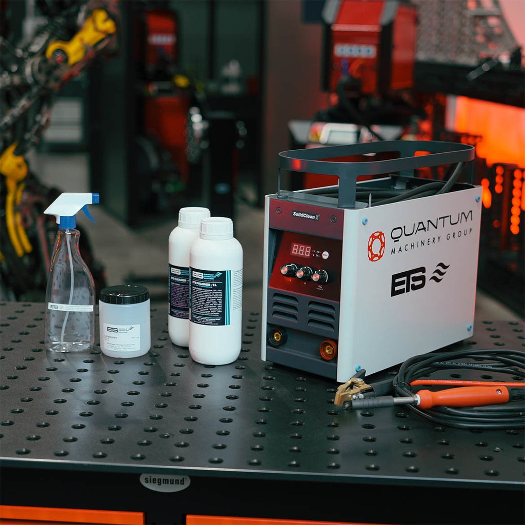 SolidClean X80 Professional 80 Amp Weld Cleaning Machine - Weld Cleaning Machines - Quantum Machinery Group - In Stock and Sold in the USA