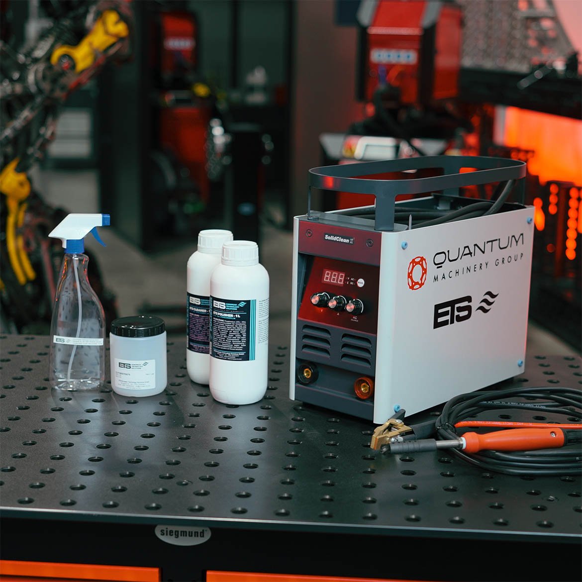 SolidClean X80 Professional 80 Amp Weld Cleaning Machine - Weld Cleaning Machines - Quantum Machinery Group - In Stock and Sold in the USA
