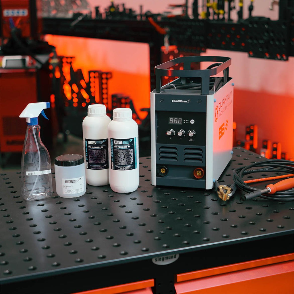 SolidClean X80 Professional 80 Amp Weld Cleaning Machine - Weld Cleaning Machines - Quantum Machinery Group - In Stock and Sold in the USA