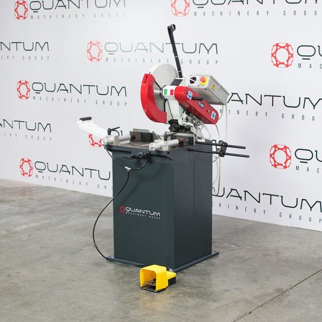 TA 400: 15.75" Manual Non - Ferrous, Aluminum Cutting Saw (5 - 1/2" Round Tube Capacity) - Non - Ferrous Cutting Saws - Quantum Machinery Group - In Stock and Sold in the USA