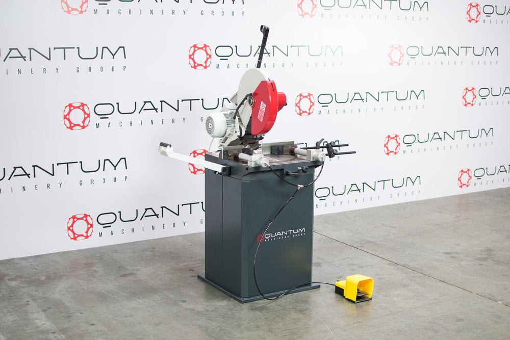 TA 400: 15.75" Manual Non - Ferrous, Aluminum Cutting Saw (5 - 1/2" Round Tube Capacity) - Non - Ferrous Cutting Saws - Quantum Machinery Group - In Stock and Sold in the USA