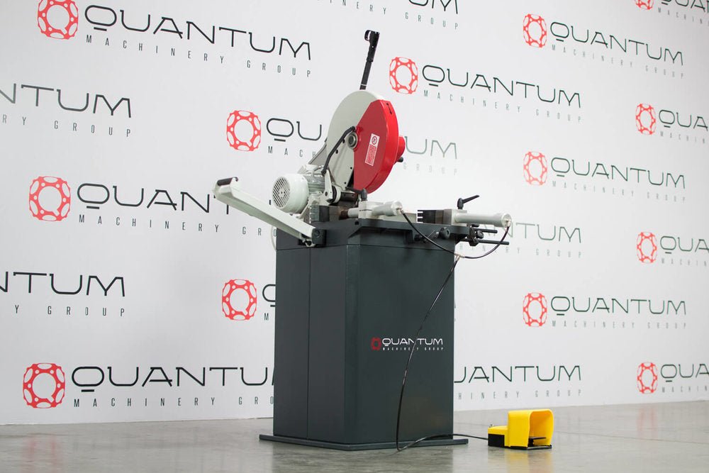 TA 400: 15.75" Manual Non - Ferrous, Aluminum Cutting Saw (5 - 1/2" Round Tube Capacity) - Non - Ferrous Cutting Saws - Quantum Machinery Group - In Stock and Sold in the USA